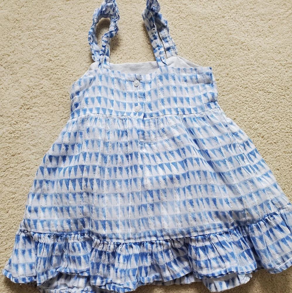 Janie and Jack x Rachel Zoe Toddler Girls' Geo Ruffle Dress sz2T
